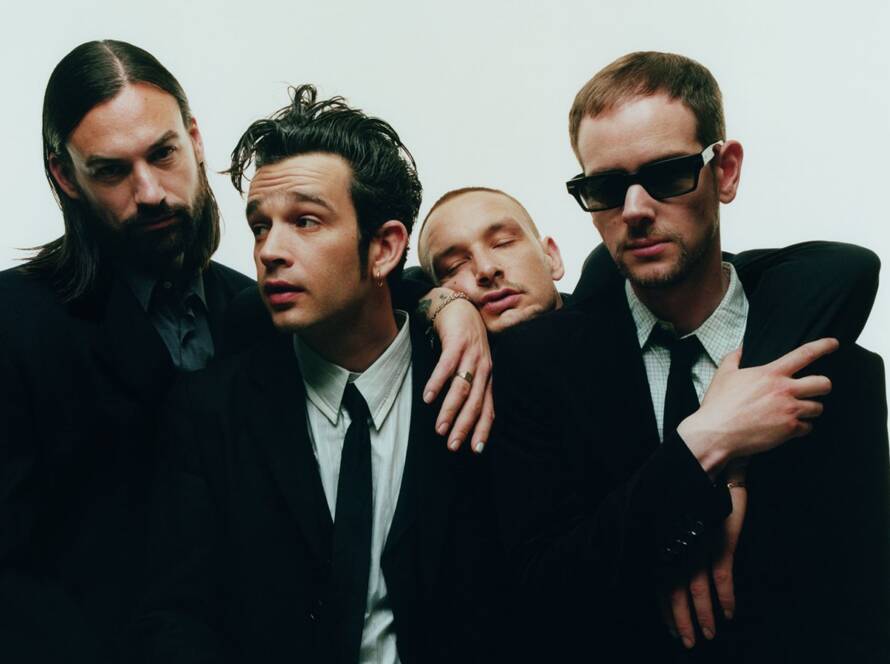 The 1975 en fotografía promocional.
