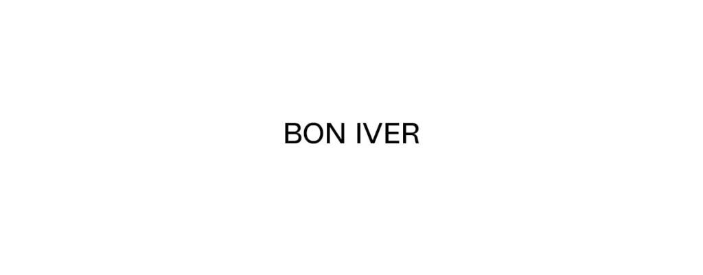 Bon Iver
