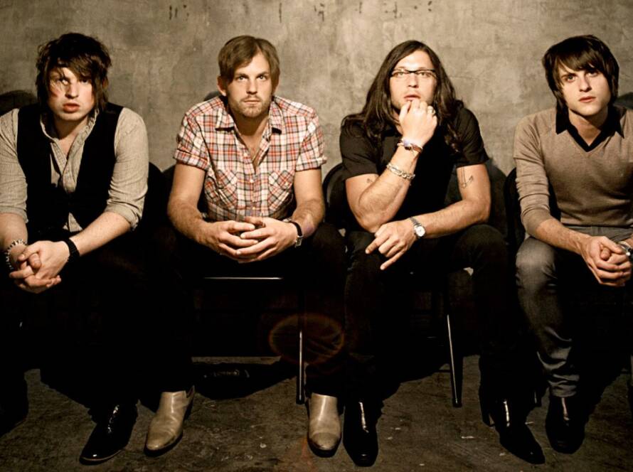 Kings of Leon en una fotografía promocional.