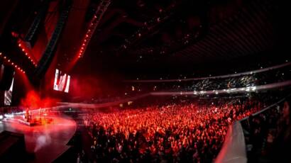 Motorama durante su concierto del 1 de octubre de 2026 en el Auditorio Nacional de la Ciudad de México.