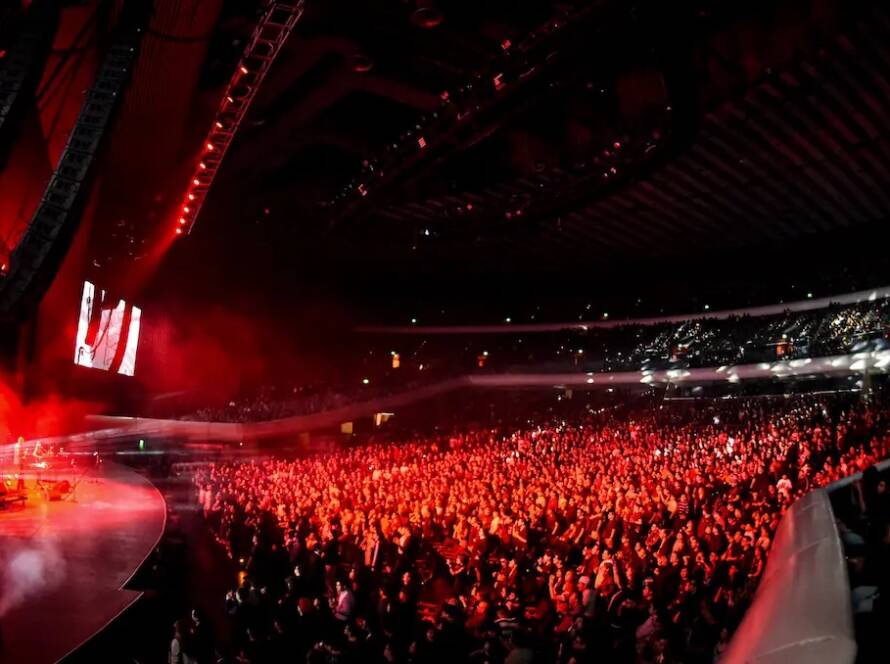 Motorama durante su concierto del 1 de octubre de 2026 en el Auditorio Nacional de la Ciudad de México.