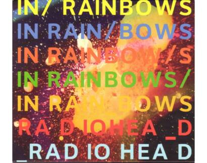 Portada oficial de In Rainbows de Radiohead, diseño de Stanley Donwood