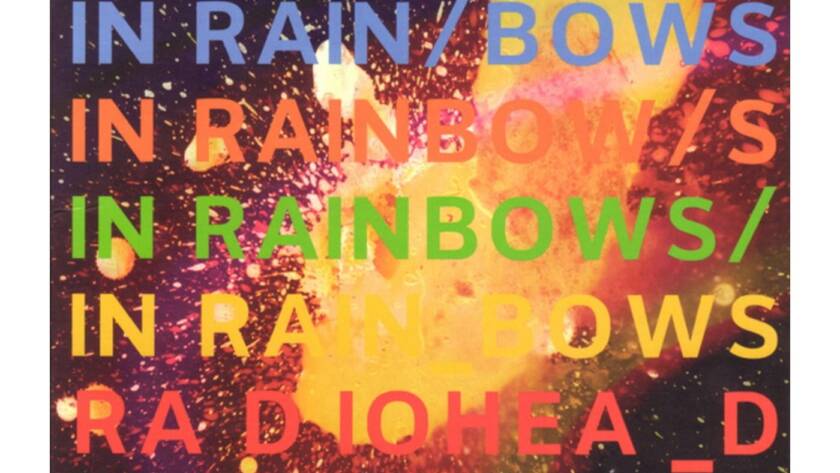 Portada oficial de In Rainbows de Radiohead, diseño de Stanley Donwood