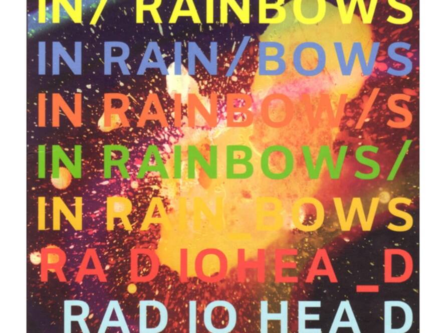 Portada oficial de In Rainbows de Radiohead, diseño de Stanley Donwood