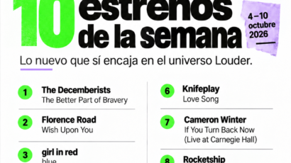 Imagen corregida aprobada de Louder con los 10 estrenos de la semana