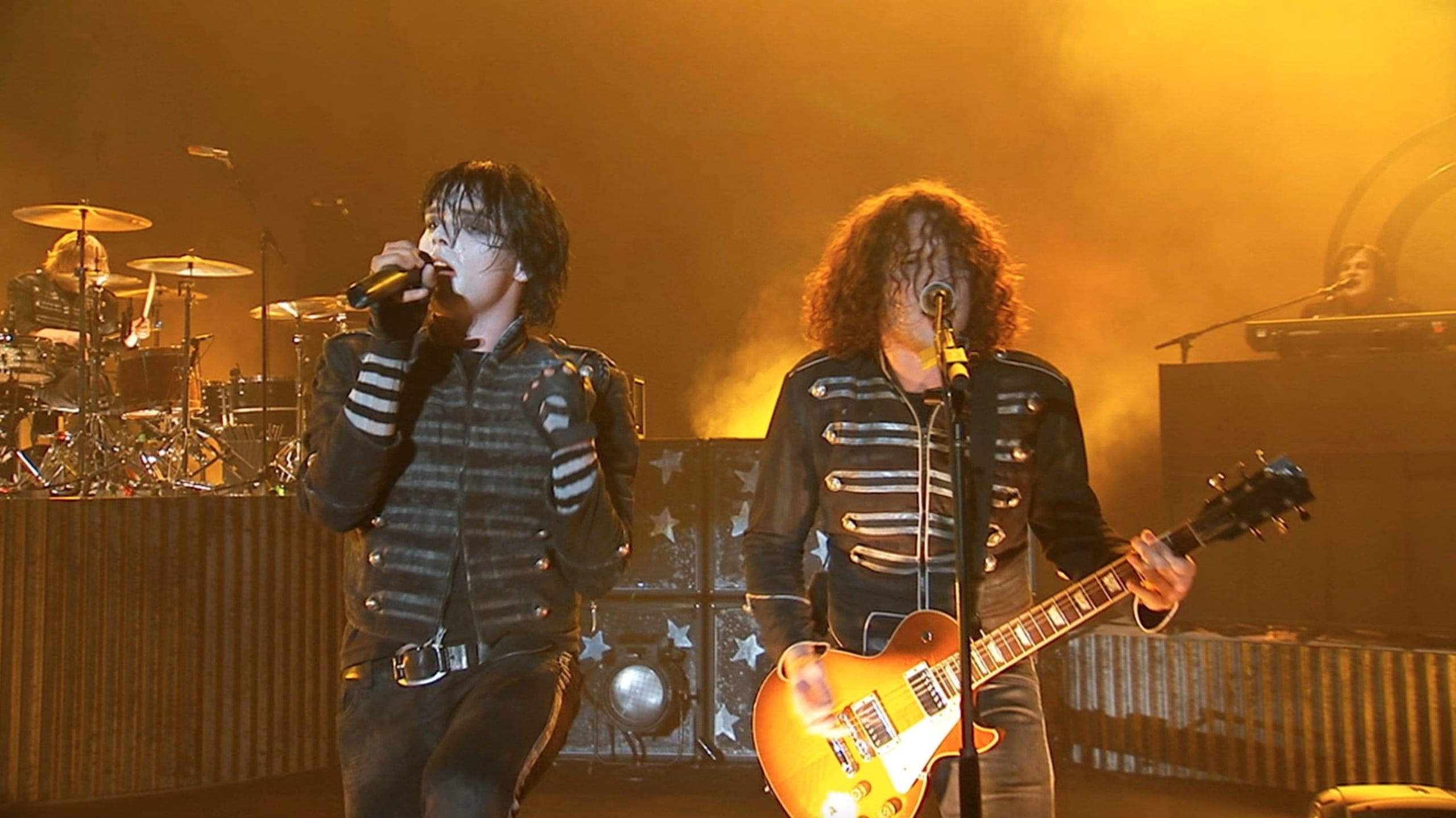 My Chemical Romance durante una presentación de The Black Parade Is Dead