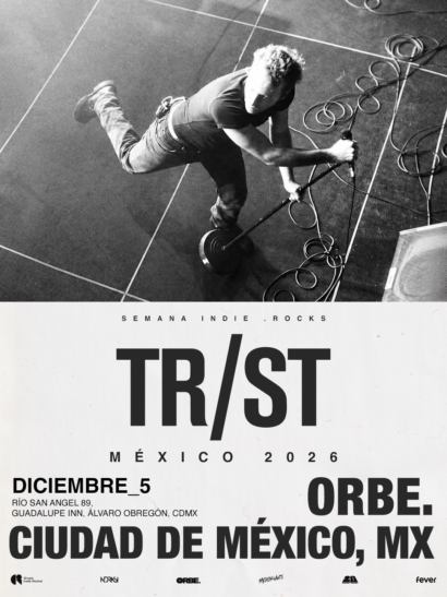 Cartel oficial TR/ST Semana IR! 5 de diciembre de 2026 ORBE CDMX