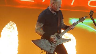 James Hetfield de Metallica en concierto en Melbourne en 2025. Foto: 4TheWynne / CC BY-SA 4.0