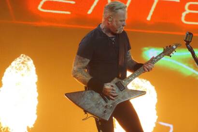 James Hetfield de Metallica en concierto en Melbourne en 2025. Foto: 4TheWynne / CC BY-SA 4.0